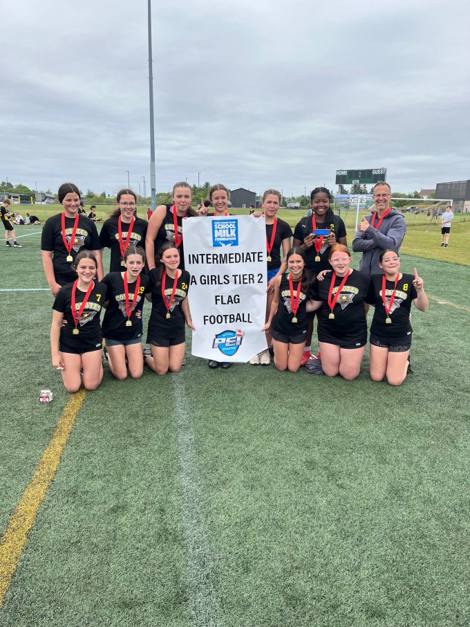 Evangeline Intermediate Flag Football Girls A Tier 2 Champions
